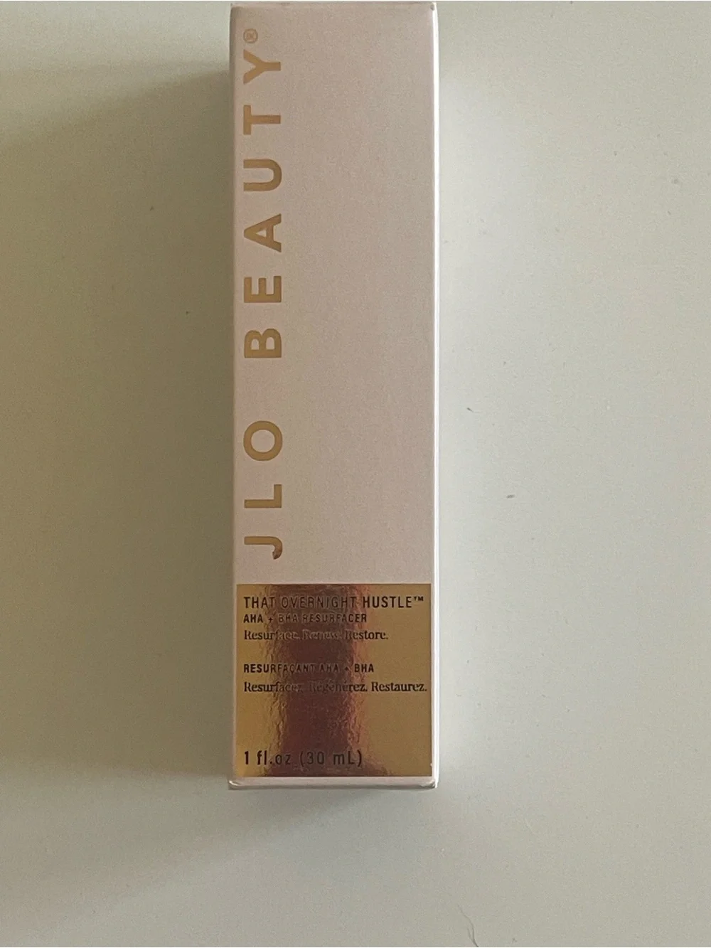 JLO BEAUTY That Overnight Hustle AHA + BHA RESURFACER